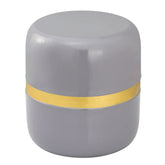 Olivia - Table d'appoint - or - métal et émail - ø 34 H 36 cm